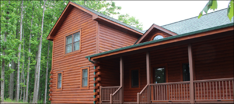 Log Home Staining in Mooresville,  North Carolina