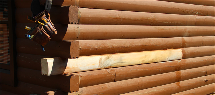Log Home Damage Repair  Iredell County,  North Carolina